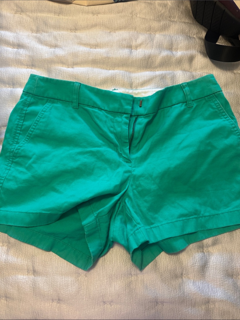 J. Crew Teal Cotton Cargo Shorts